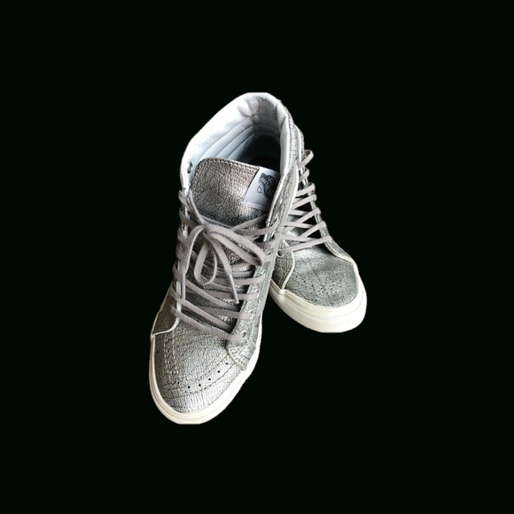 Rare Vans Silver Hightops - Picture 3 of 5